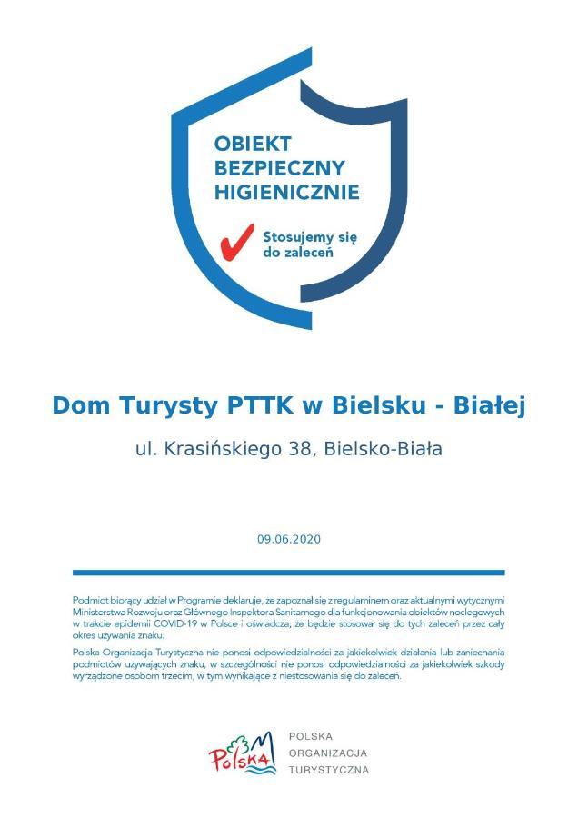 Dom Turysty Pttk W Bielsku - Bialej Hotell Bielsko-Biała Exteriör bild